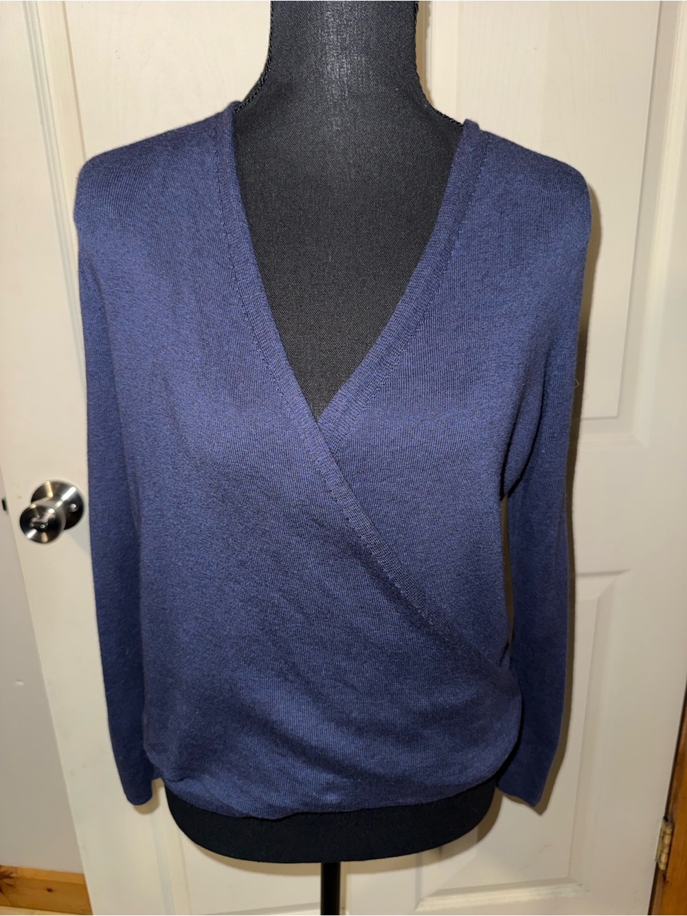NIC+ZOE Purple Convertible Wrap Sweater, Size PS